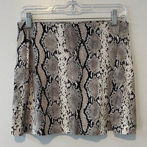 H&M Snake Print Skirt
